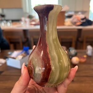 Green Onyx Crystal Stone Vase